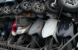 大量バイク処分